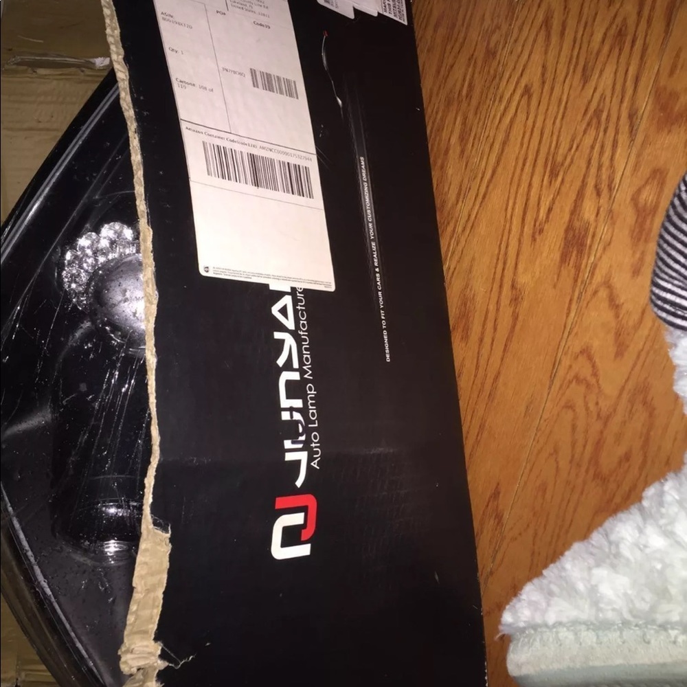 Tell lights blacked out brand new in box